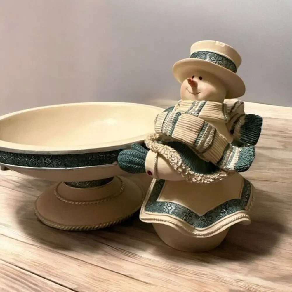 Christmas St. Flurry's‎ Snowman Candy Dish #78809 (9